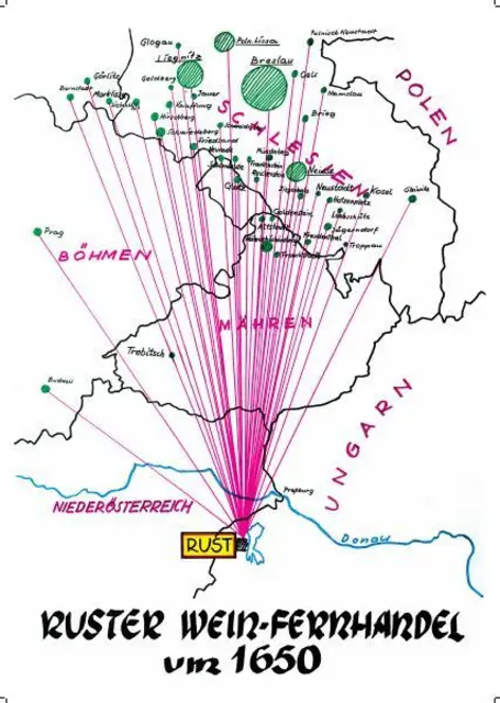 Der Export des Ruster Weines um 1650.  | Foto: Archiv der Freistadt Rust
