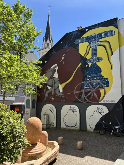 Am "Zutzbrunnenplatz" wurde übrigens legal gesprayt. | Foto: MeinBezirk.at
