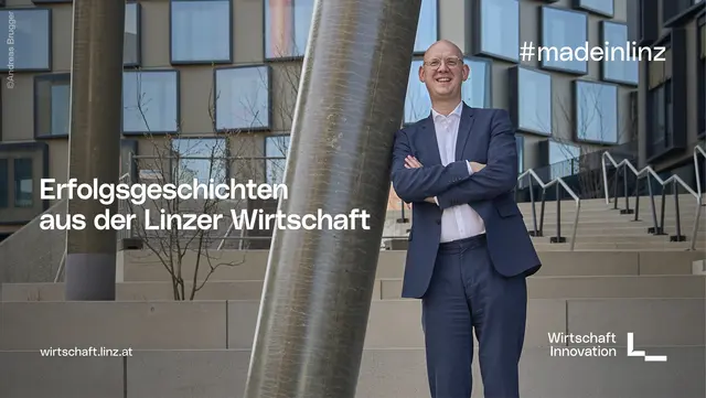 "Linz vereint traditionsreiche Industriebetriebe mit international erfolgreichen Technologieunternehmen, forschungsnahe Entwicklung mit starker Produktion und wirtschaftlicher Leistungsfähigkeit", so der Linzer Wirtschaftsstadtrat Thomas Gegenhuber. | Foto: Stadt Linz
