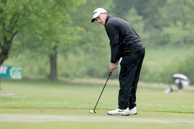 Am Nachmittag wurde es für die Golfer schwieriger, weil strömender Regen fiel. | Foto: GEPA-Pictures