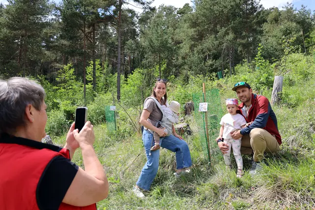 Jetzt können Kind und Baum gemeinsam wachsen. | Foto: MG Telfs/Hackl