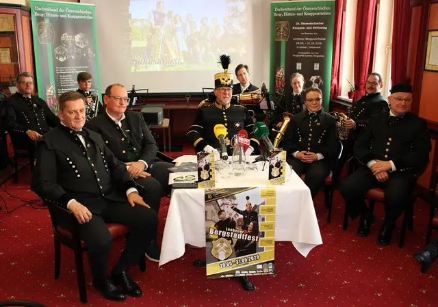 Pressekonferenz zum Bergstadtfest der Bergkapelle Leoben-Seegraben