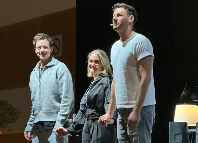 Der Podcast „Hawi D’Ehre“ mit Paul Pizzera, Gabi Hiller und Philipp Hansa machte Station in Horn. | Foto: Manuela Danzinger
