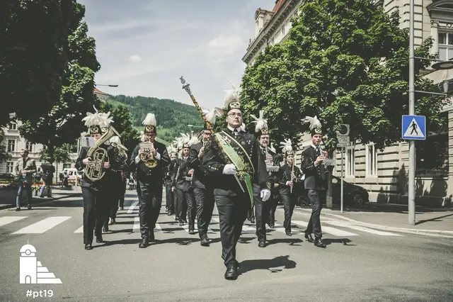 Parade anlässlich der 175-Jahrfeier der Montanuniversität Leoben im Jahr 2015 | Foto: Stefan Denner