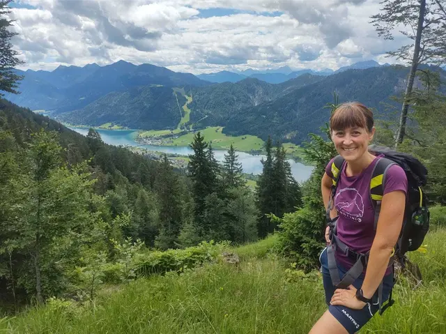 Beim Wandern in den Bergen rund um Radenthein genießt die 41-Jährige ihre Freizeit. | Foto: Privat