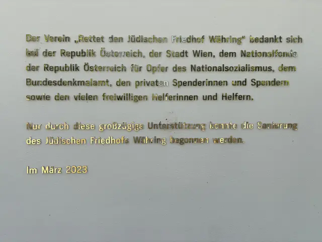 Die Sanierung des Jüdischen Friedhofs Währing ist das Werk vieler Menschen. | Foto: Mathias Kautzky/MeinBezirk