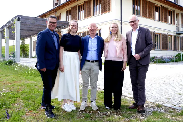 Hans Moser, Jana Schachinger, Wolfgang Schachinger, Sabrina Schultes und Günther Baschinger. | Foto: Andreas Maringer