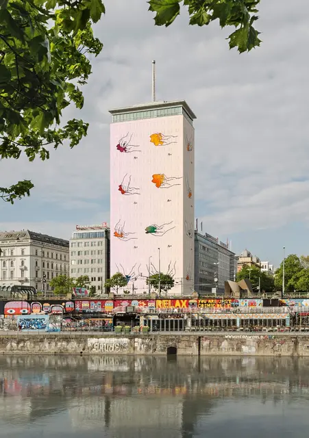 Eine moldawische Speise in Übergröße entsteht in den kommenden Wochen am Ringturm.  | Foto: VIG