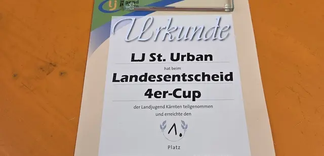 Alexander Rauter, Thomas Winkler, Anna Winkler und Sarah Winkler von der Landjugend St. Urban brillierten beim 4er-Cup. | Foto: Gemeinde St. Urban