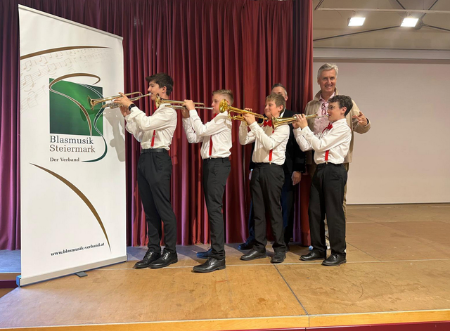 Dem Ensemble gehören Johannes Halmdienst, Fabian Wieland-Taferner und Johann Schnaubelt sowie Paul Ressel an. Geleitet wird die Formation von Schuldirektor Michael Koller.