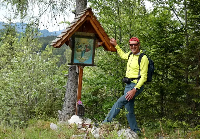 Der Steinkogel mit dem edlen Gipfelkreuz