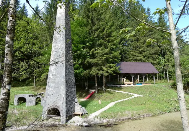 Ehemalige Eisenverarbeitung beim Stixenlehener Vorderhammer im Steinbachtal