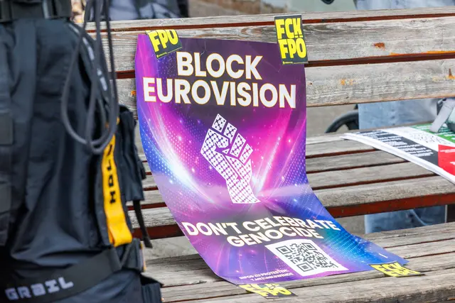 Aufgrund der Teilnahme Israels beim ESC in der Wiener Stadthalle kommt es zu einer größeren Kundgebung unter dem Titel "Solidarität mit Palästina". (Archiv) | Foto: APA-Images / dpa / Jens Büttner