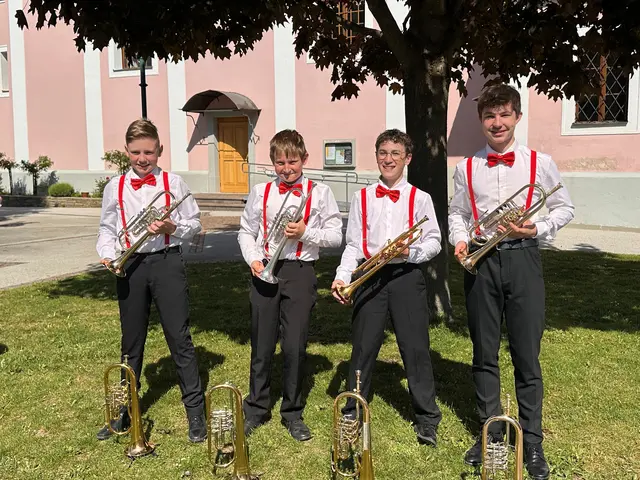 Das Ensemble „Trumpet Power Mürz“, erreichte in der Stufe A mit 93 Punkten den ersten Preis und  qualifizierte sich damit für den Bundeswettbewerb in Liechtenstein. | Foto: Brigitte Koller