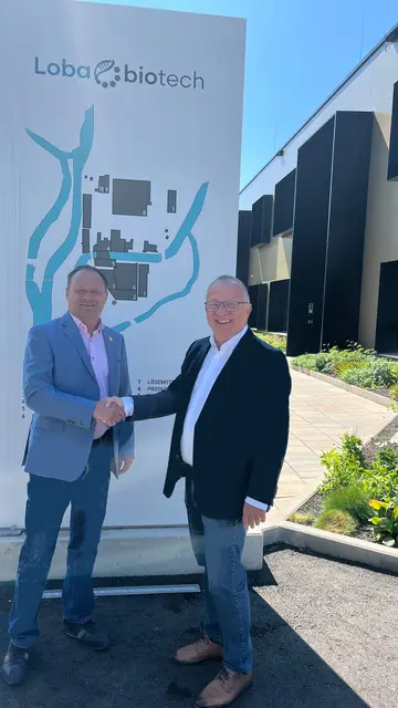 Lob für Zusammenarbeit: Fischamends Bürgermeister Mag. Thomas Ram und Dr. Walter Erber von der „Loba” | Foto: Stadtgemeinde Fischamend