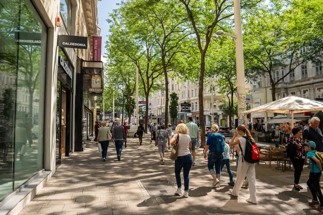 In der Mariahilfer Straße soll ein 60-Jähriger innerhalb einer halben Stunden zwei Frauen im Gesäßbereich berührt haben. (Archiv) | Foto: Valentina Marinelić/MeinBezirk