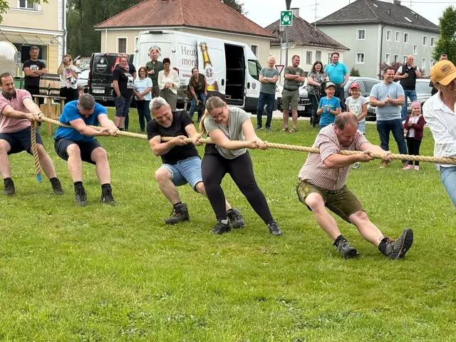 Auch das Team St. Georgen zeigte vollen Einsatz. | Foto: Leader Oberinnviertel-Mattigtal
