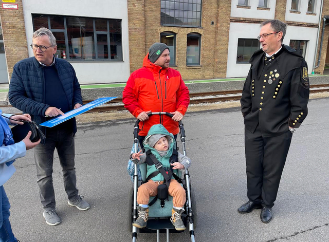 Die heurige Aktion kam der Mürzzuschlager Familie Ramusch mit ihrem zweijährigen Sohn Lorenz zugute. | Foto: Werkskapelle Böhler Mürzzuschlag-Hönigsberg