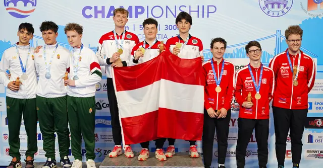 Patrick Entner (SG Breitenbach) holte gemeinsam mit Kiano Waibel und Florian Gugele (VBG) Mannschaftsgold, sowie Bronze im Einzel im KK-Liegend auf 50m bei den Europameisterschaften in Kroatien. | Foto: Franz Roth