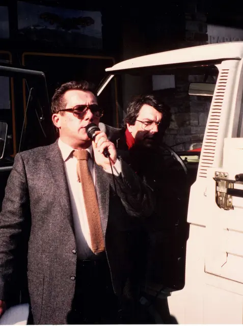 Franz Pittracher. Mit der groß angelegten Straßenblockade am 15. September 1968 schrieben tausende Demonstrierende Tiroler Verkehrsgeschichte.  | Foto: Pittracher