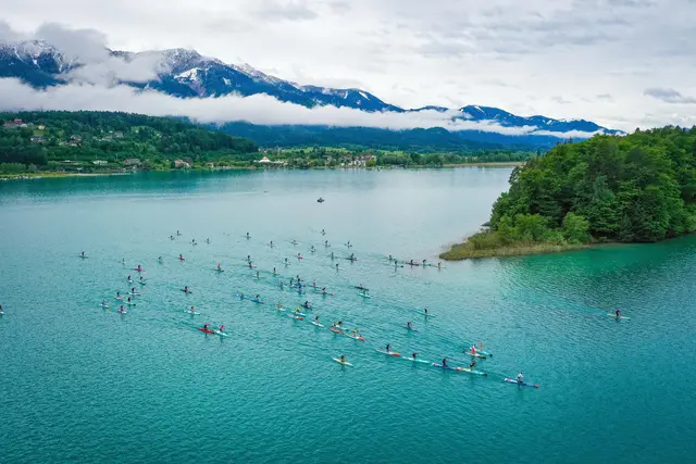 Die Region  Faaker See bot wieder die perfekte Kulisse für die Langdistanz. | Foto: Andy Klotz Fotografie
