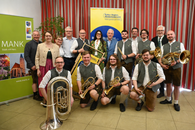 Radio NÖ Frühschoppen zum Tag der Regionalkultur. Für musikalische Unterhaltung sorgten unter anderem die Erlauftaler Hopfenbläser:  | Foto: Gerlinde Siebehandl