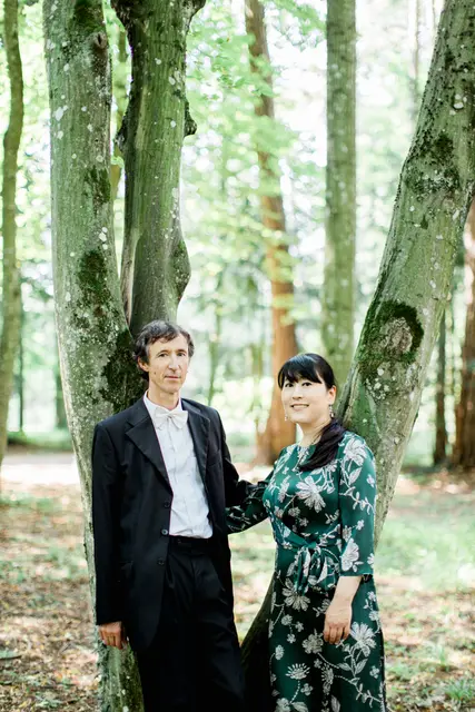 Die beiden künstlerischen Leiter und Pianisten Michael Weingartmann und Kanade Joho.  | Foto: Theresa Pewal 