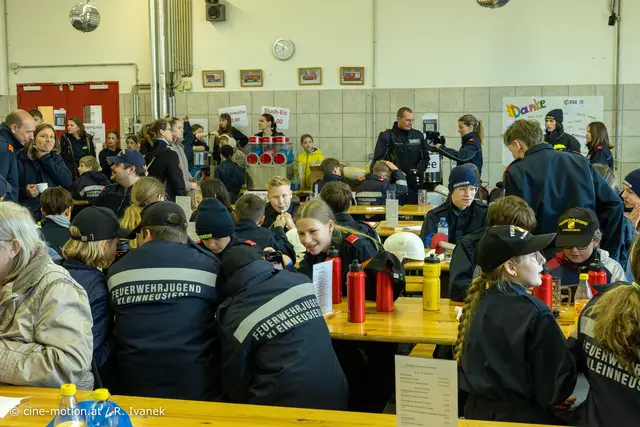 Gemeinsames Mittagessen vor dem Bewerb. | Foto: cine-motion.at / R. Ivanek