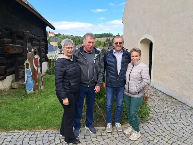 Christine Pichelbauer, Karl Pichelbauer, Manfred Freiler und Irmgard Freiler. | Foto: Binder
