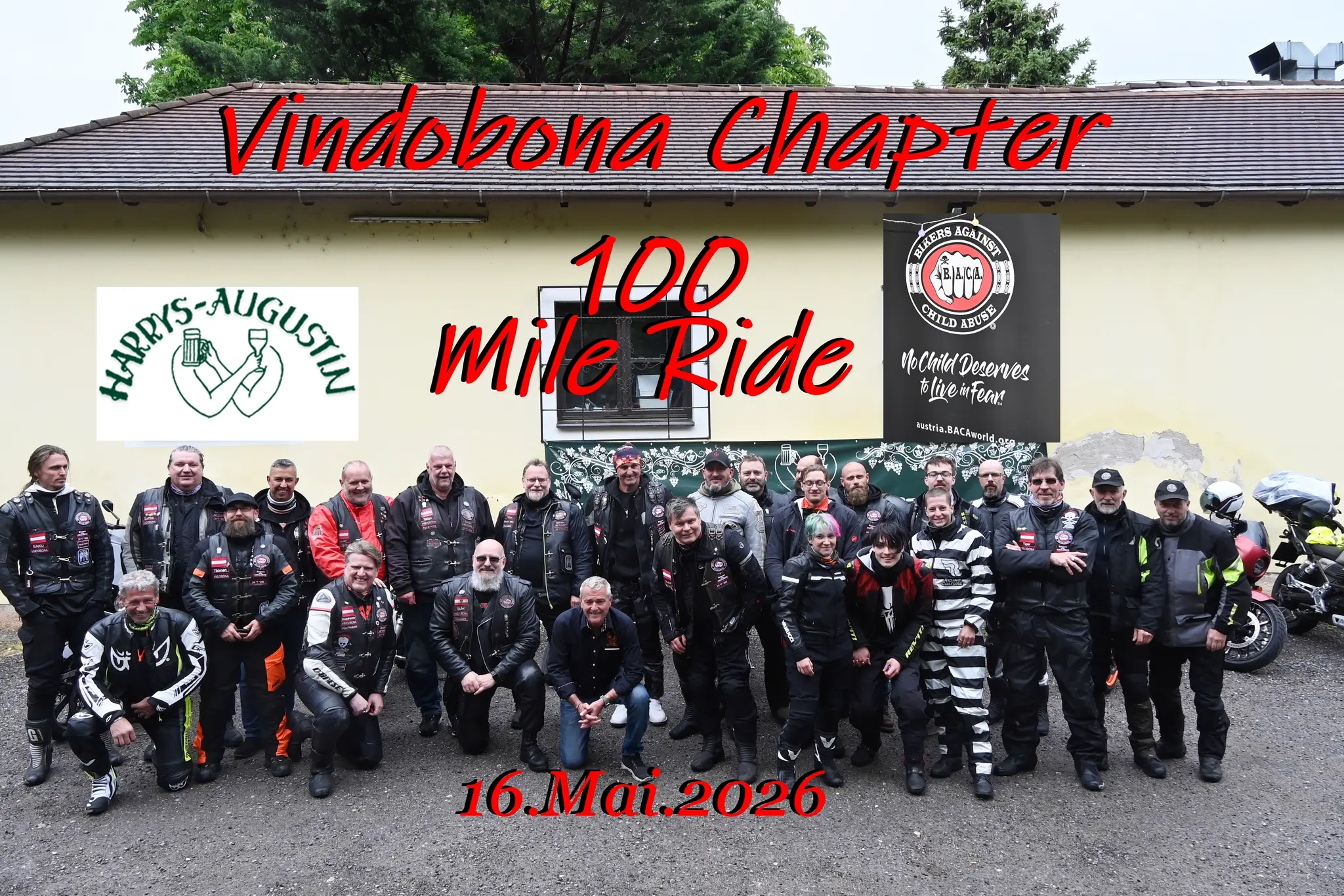 Baca Riders B.A.C.A. ist ein gemeinnütziger Verein: 100-Mile-Ride der Organisation ...