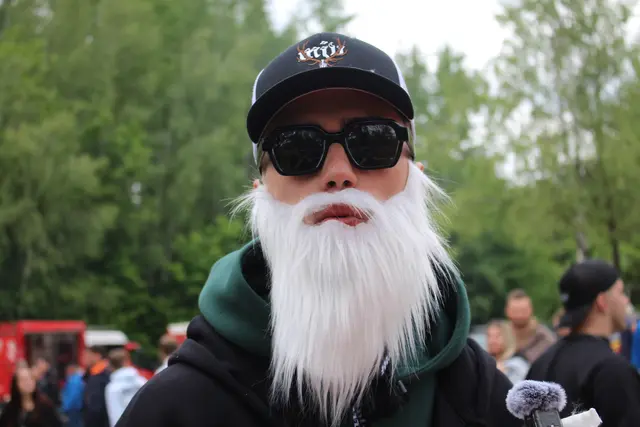 Natürlich durfte Gerhard Schwabbler mit seinem Legendären Weißen Bart nicht fehlen. | Foto: Patrick Marcher