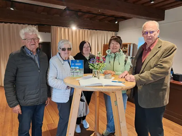 Raimund Geier, Hildegard Geier, Eveline Geier, Ulli Handler-Kerschbaumer und Karl Ungerböck (zuständig für Führungen im Museumsdorf und Kassier). | Foto: Binder