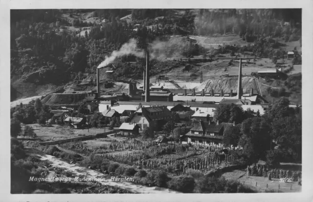 Magnesitwerke in Radenthein in den 1930er Jahren | Foto: schlot.at