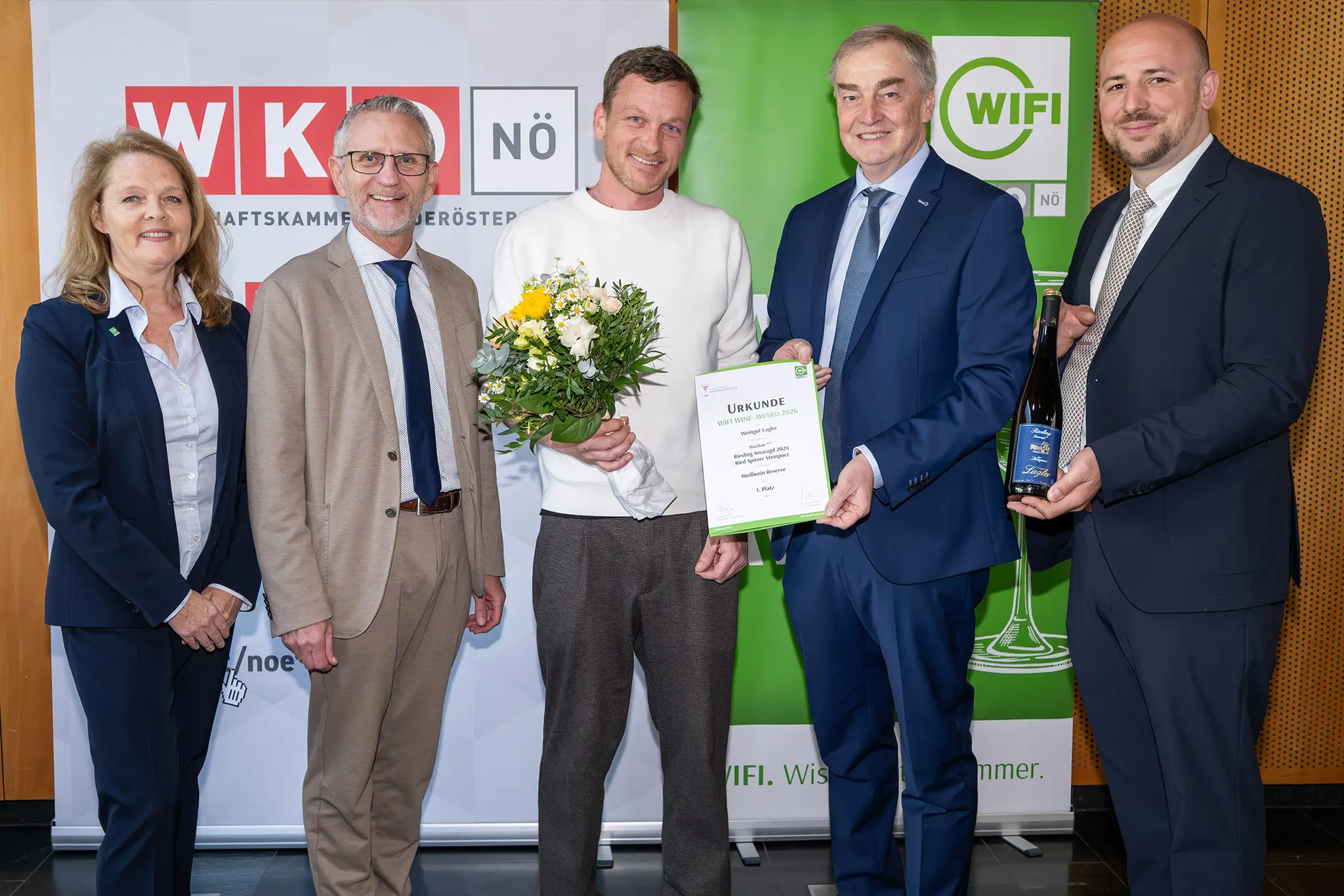 WIFI Wine-Award 2026: Spitzenweine aus Gobelsburg und Spitz ausgezeichnet
