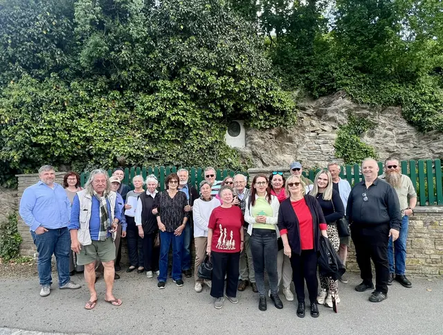 Zum 100. Todestag von Anton Hrodegh führten die Regionalmuseen Eggenburg, Horn und Gars am Kamp eine gemeinsame Exkursion durch. | Foto: Anton Mück