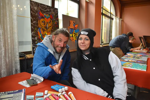 Mathias Helm und Melanie Klaban amüsierten sich prächtig beim fünften Gassl-Festival des Bunker-Kollektivs in Purgstall an der Erlauf.