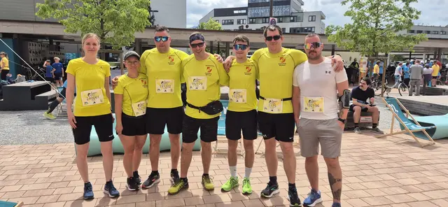Auch eine Abordnung der Freiwilligen Feuerwehr Diemlach nahm am "Wings for Life World Run" teil. | Foto: FF Diemlach
