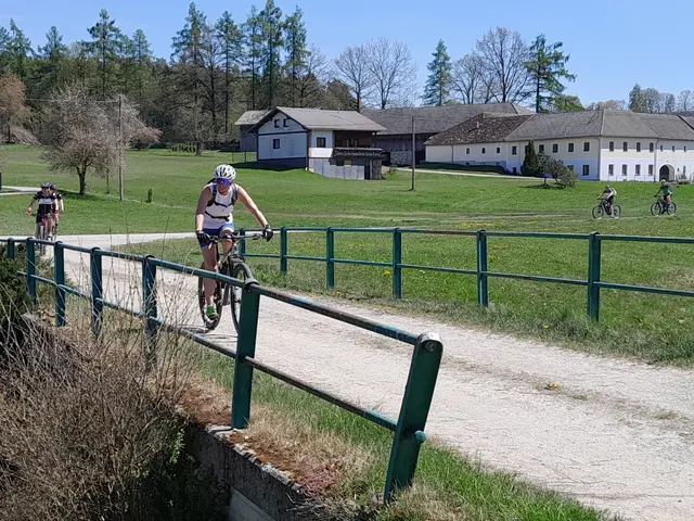 Mit dem Mountainbike ging es ins malerische Mühlviertel. | Foto: Naturfreunde Enns