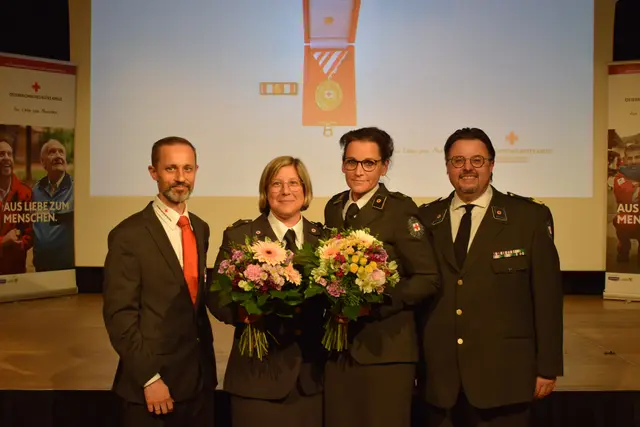 Klug, Krois, Meschnark und Wippel-Grundauer | Foto: Rotes Kreuz/Schrempf-Güttinger