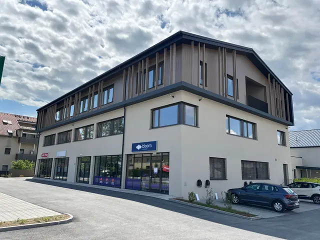 Das neue Stadtquartier in Voitsberg ist bereits belebt, zwei Büroeinheiten sind noch zu vermieten. | Foto: MeinBezirk/Harald Almer
