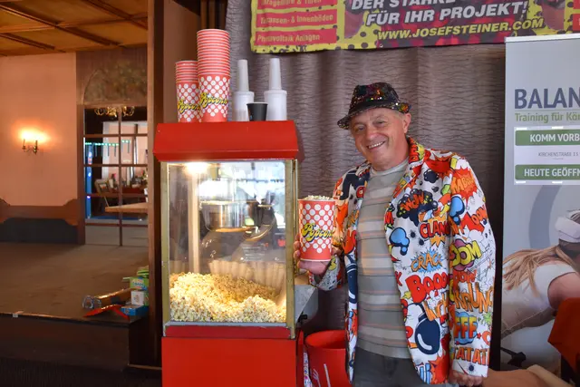 Markus Wascher aus Judenburg sorgte als "Kinder-Animateur Kasimir" beim Purgstaller Gassl-Festival für beste Unterhaltung bei den jüngsten Besuchern.
