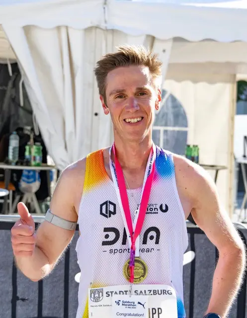 Philipp Obermüller brauchte für die 10 Kilometer 31:36 Minuten. | Foto: Berufsfeuerwehr Linz