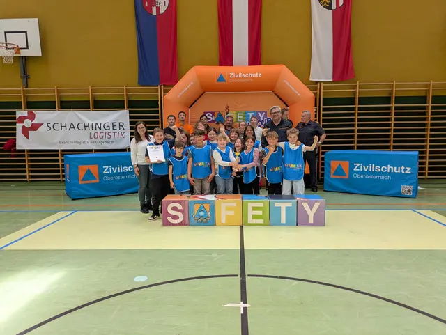 Die Kinder sollen bei der Olympiade spielerisch lernen, wie man Gefahren vermeidet. | Foto: OÖ Zivilschutz