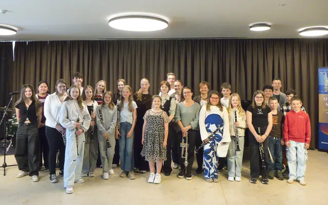 Die erfolgreichen Musikschüler beim Jugendkonzert in Knittelfeld.