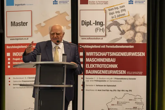 Der Visionär Hofrat Günther Friedrich legte vor über 25 Jahren den Grundstein für die akademische Weiterbildung.