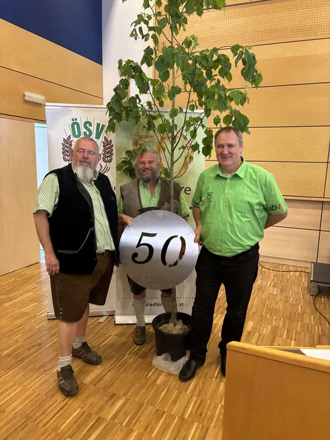 Die Siedlervereine Andorf und St. Florian am Inn feierten 50-jähriges Bestandsjubiläum. | Foto: Franz Gruber
