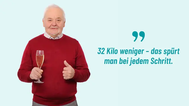 Matthias Krallinger aus Abtenau erzählt, wie ihn 32 Kilo weniger zu mehr Beweglichkeit, Lebensqualität und neuer Leichtigkeit geführt haben.