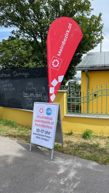 Der kostenlose Shuttleservices bringt Besuchende von der U1 Station Altes Landgut direkt zum Böhmischen Prater - und wieder retour. | Foto: RMW