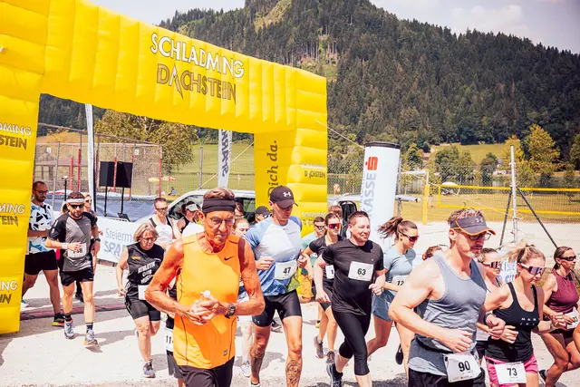 Läufer beim Grimming Volklauf