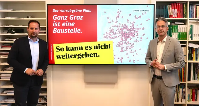 Grazer ÖVP fordert besseres Management für alle Baustellen